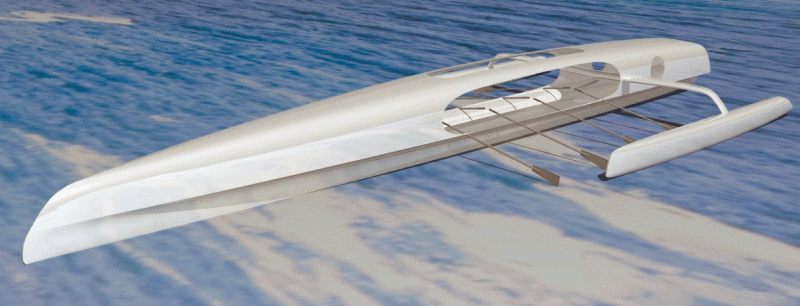 New Rowing Trimaran | Multihull Design Blog